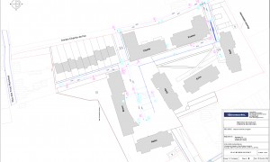 Réalisation d’une conception de voirie à Soignies (168 lots)